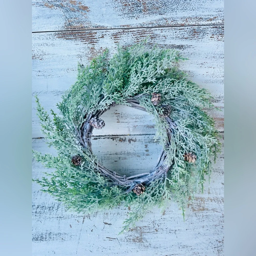 *Woodland Cedar Wreath, 16”